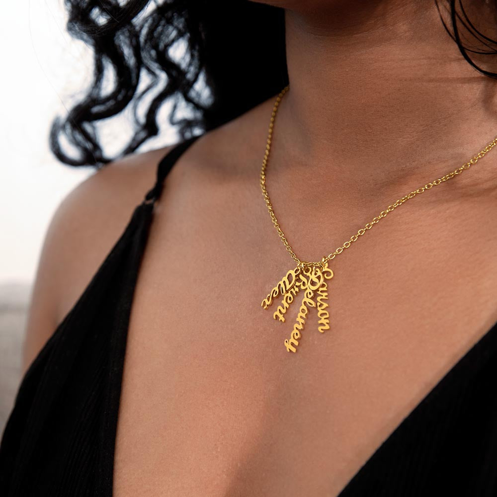 To Grandma – Personalized Multi-Name Necklace | Up to 4 Names