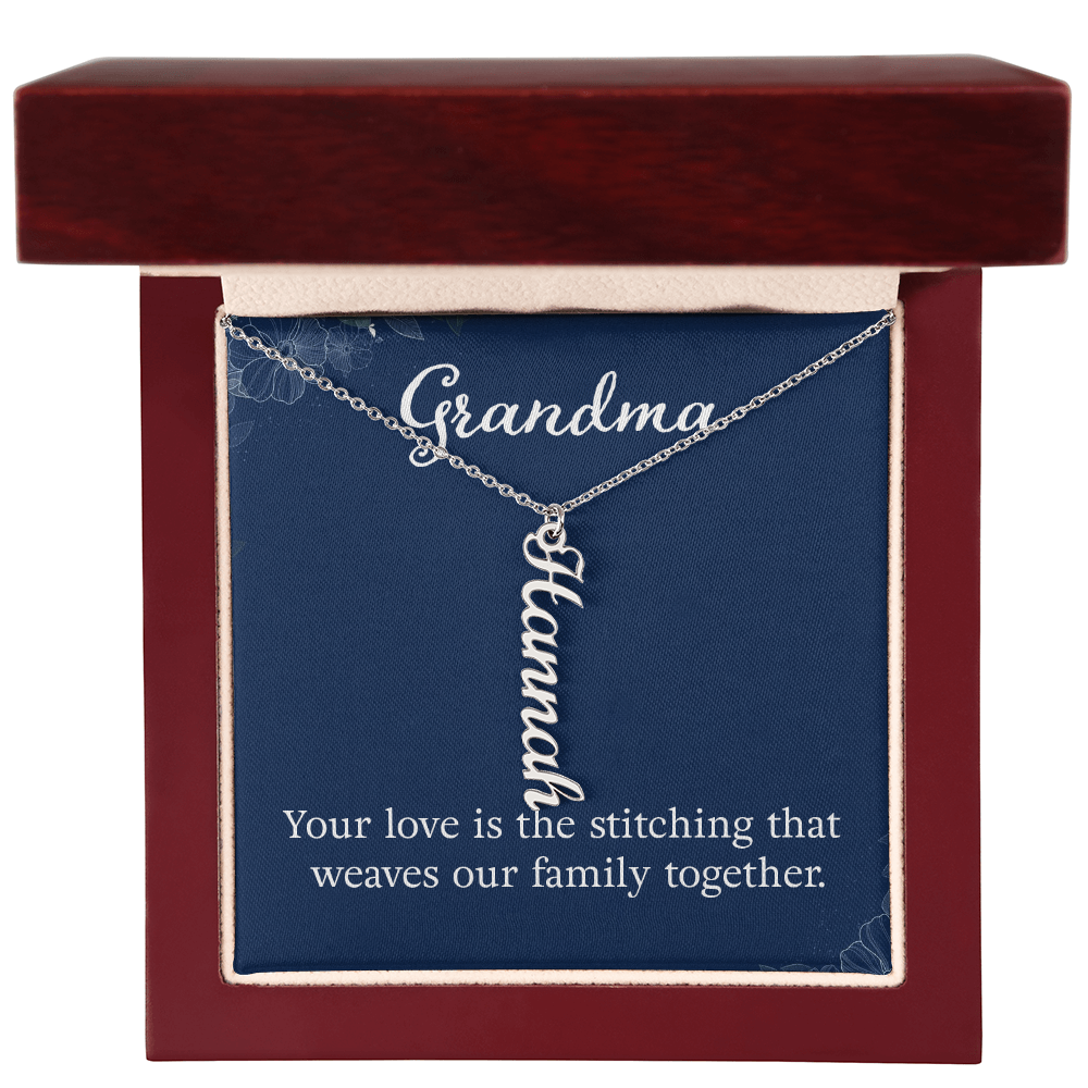 To Grandma – Personalized Multi-Name Necklace | Up to 4 Names