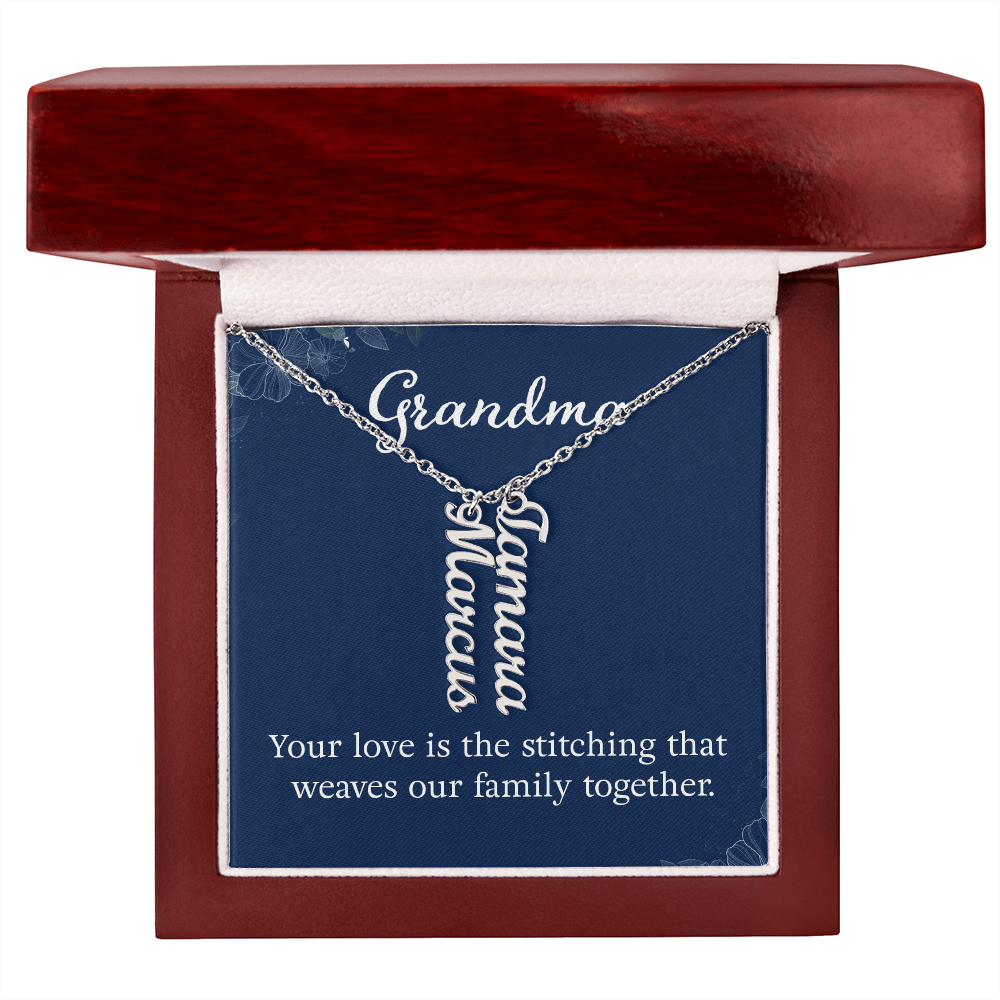 To Grandma – Personalized Multi-Name Necklace | Up to 4 Names