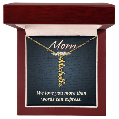 To Mom – Personalized Multi-Name Necklace | Up to 4 Names