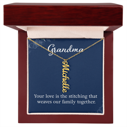 To Grandma – Personalized Multi-Name Necklace | Up to 4 Names
