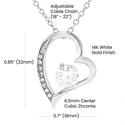 To My Daughter – I'll Always Have Your Back | Personalized Forever Love Necklace